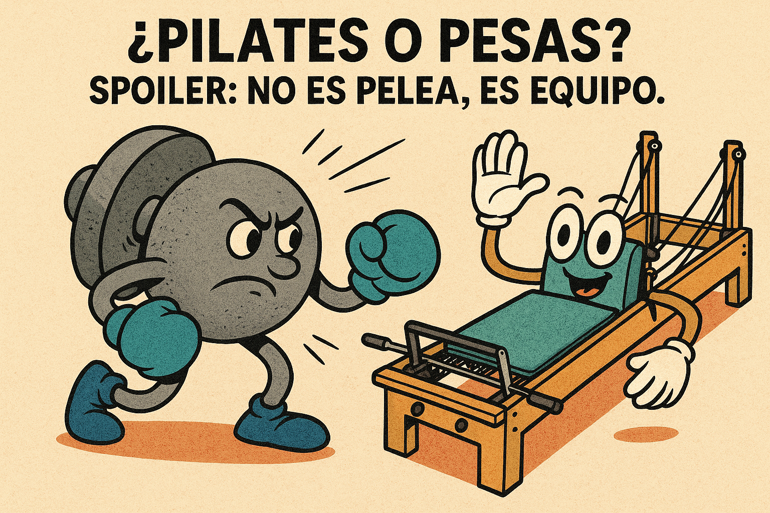 🥊 Pesas vs Pilates: ¿De verdad con Pilates no ganas músculo?