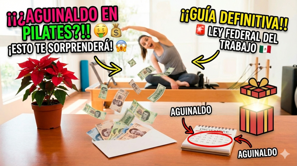 ¿Debes pagar aguinaldo a tus instructores de Pilates? Guía clara y conciliadora según la Ley Federal del Trabajo en México.