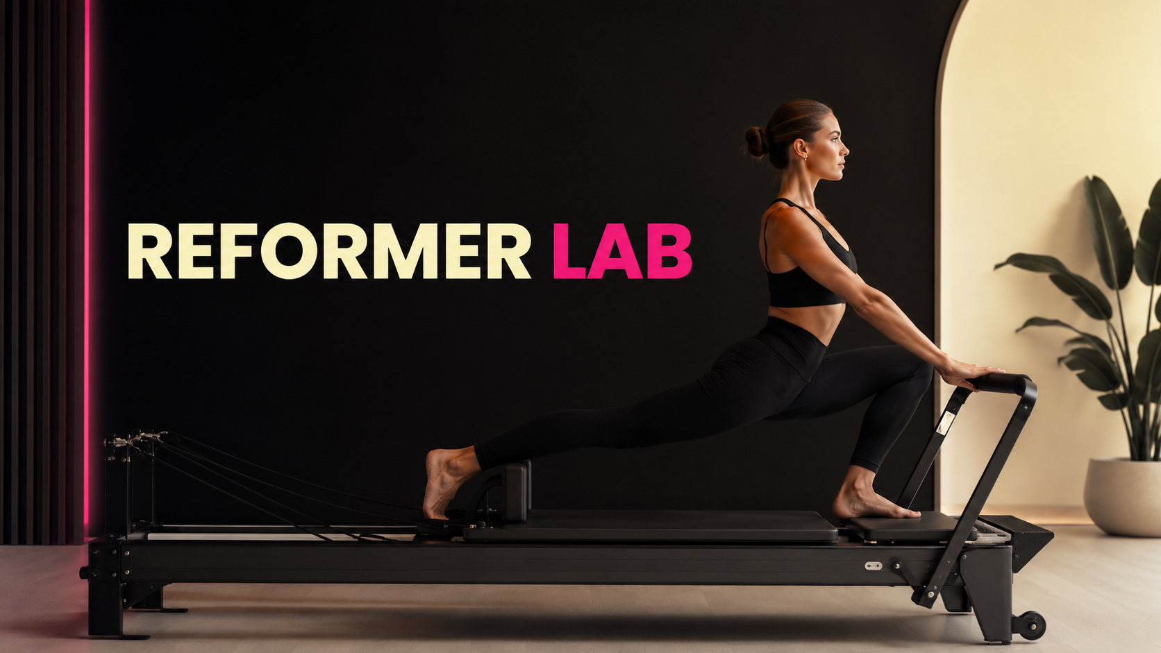 Detalle de una práctica de Pilates Reformer